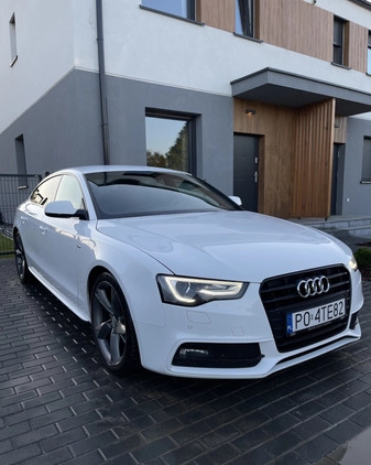 Audi A5 cena 63900 przebieg: 264386, rok produkcji 2015 z Poznań małe 211